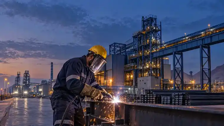 Robotic steel welding
